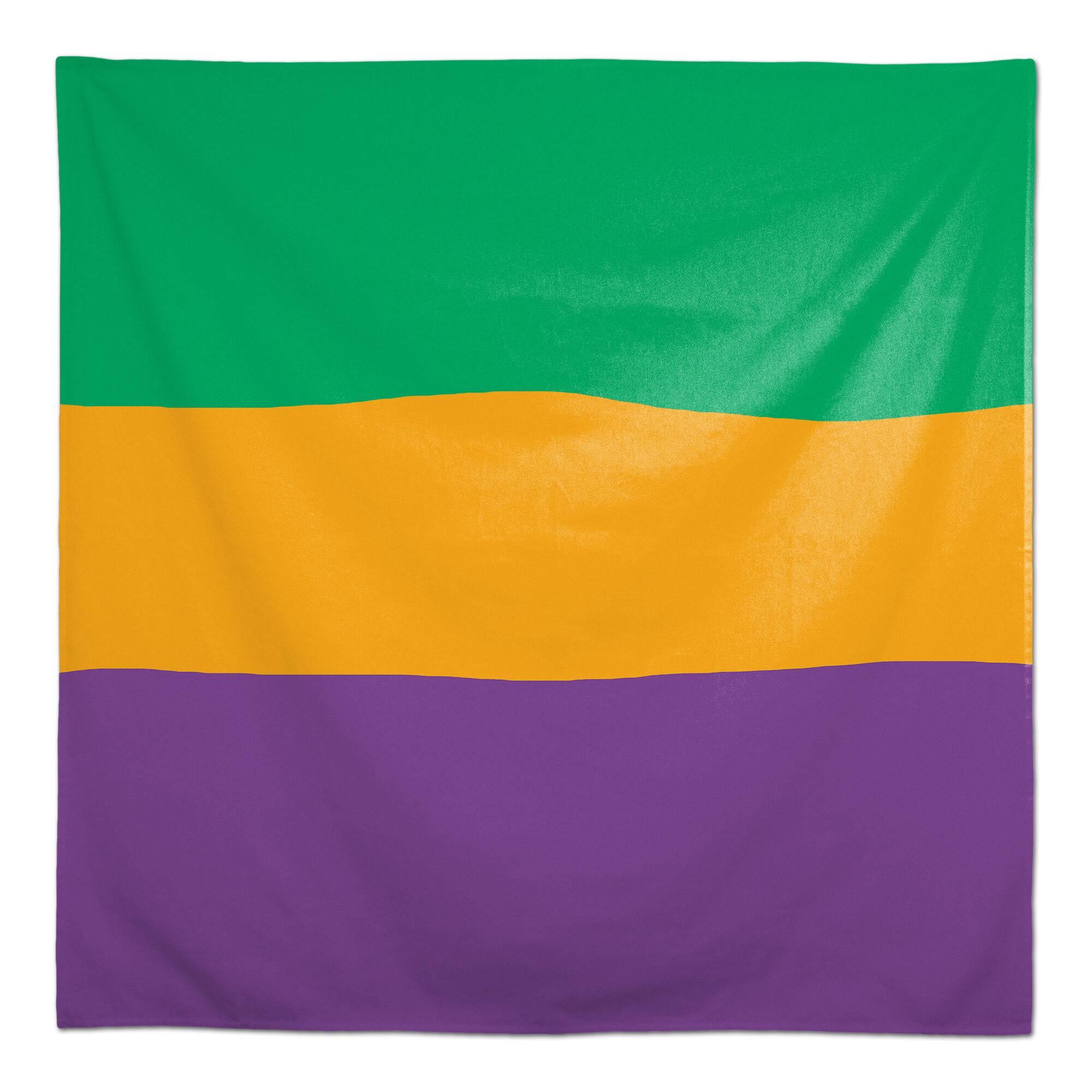 58" Stripes Mardi Gras Tablecloth